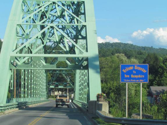 Chegano em New Hampshire, nos Estados Unidos